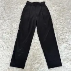 AEWEN MATOPH エウィンマトフ　サテンパンツ　黒 34 日本製　手洗いのサムネイル