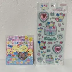 ウサハナ　USAHANA　おはじきシールフレーク　キラキラジュエルシール　セット