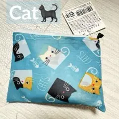 【新品未開封】　アニマル柄エコバッグ　猫ちゃん