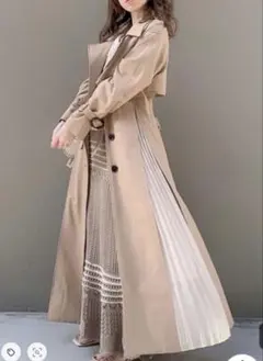 dazzlin ベージュ トレンチコート