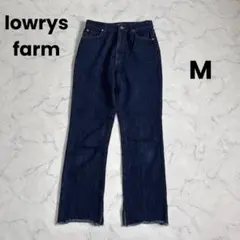 ローリーズファーム　ストレート　デニム　ボトムス　パンツ　ブルー　レディース　M