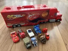 Cars Lightning McQueen トレーラーセット ミニカー付き