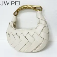 JWPEI Orla ウィーブ ハンド　バッグ アイボリ ホワイト 鞄 メッシュ