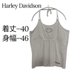 1点物✨Harley Davidson ノースリーブ Tシャツホワイト夏オシャレ