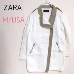 ザラ【M/USA】ジャケット アシンメトリー ドッキングデザイン カジュアル