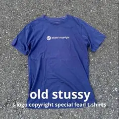 《希少》old stussy tシャツ フェード ロゴ y2k
