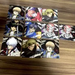 銀魂 アニメイトフェア 特典 箔押しスクエアカード 10枚