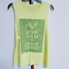 KEEP CALM AND SERVE TENNIS タンクトップのサムネイル