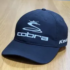 【美品】cobra（コブラ）ゴルフキャップ メンズ（黒）