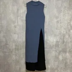 ¥6,980 新品　タグ付き　EGOIST オーバースリットニットタンクTOP