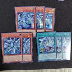 遊戯王 ブルーアイズ　新規デッキパーツ　シークレットレア　まとめ売り