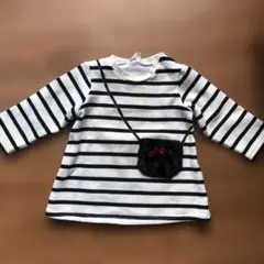 値下げ⭐️ストライプ柄 トレーナー 80サイズ