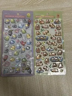 ボンボンドロップシール うるちゅるシール　トリ カピバラ まとめ売