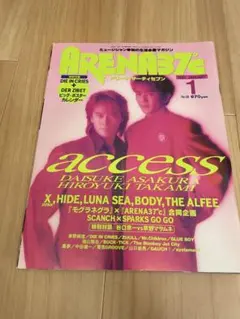 ARENA37℃ 1994年1月号 access巻頭特集,XJAPAN