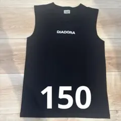 中古品　DIADORA キッズ　ノースリシャツ　150 サッカーのサムネイル