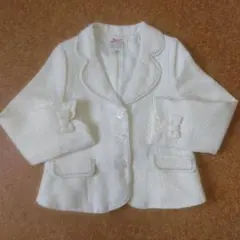 美品★anyFAM アイボリー ジャケット★フォーマル★120㎝