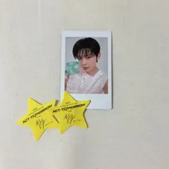 txt トゥバ　ヨンジュン　インスタントフォト　チェキ　落下物