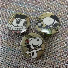 スヌーピー ピンバッジ 3個セット2014年製