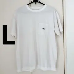 ノースフェイス　メンズTシャツ　白　L