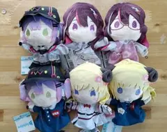 ホロライブ パペットぬいぐるみ 6種コンプセット 常闇トワ 角巻わため AZKi