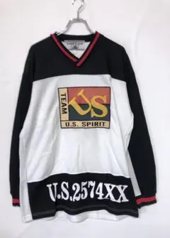 90's レトロ古着 SHIFT UP TEAM US Vネック ゲームシャツのサムネイル