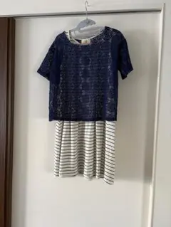 BRICOLAGE ネイビー レーストップス L