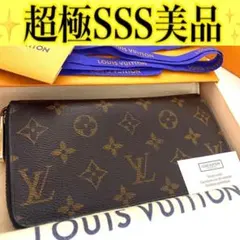 ルイ ヴィトン◎モノグラム ジッピーウォレット ラウンドファスナー 長財布 茶色