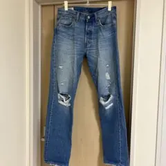 Levi's 501 150周年 ダメージデニム W30 L32