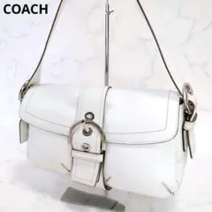 【美品】コーチ ソーホー ワンハンドバッグ レザー 肩掛け チャーム 9434