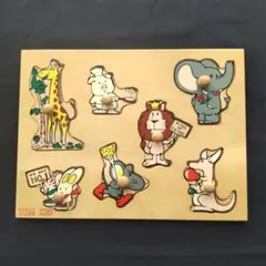 TOM KID 木製動物パズル
