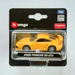 【新品】トミカプレゼンツ 3インチ 2008 Porsche 911 GT2のサムネイル