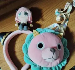 アーニャセット　ユニバ　カチューシャ　チケット小物入れ　USJ