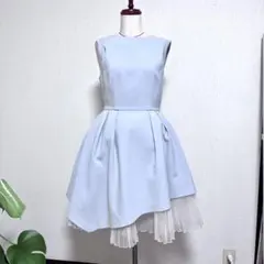 極美品 完売❤︎カプリシャスミー 裾パール立体ワンピース Aライン ミントグリーン 極美品 完売❤︎カプリシャスミー 裾パール立体ワンピース Aライン
