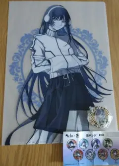 未使用☆くら寿司×Ado コラボグッズ　第2弾　クリアファイル1枚　缶バッジ1個