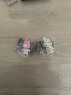 サンリオ マイメロディ＆クロミ　フロッキーフィギュア マイメロ お母さん セット