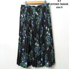 K.T キヨコタカセ　フラワープリーツスカートのサムネイル