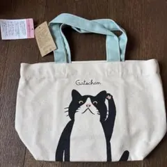 pea pod 猫イラスト ミニトートバッグ