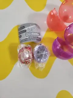 たまごっち カプセルトイ 2個セット　P'sまめっち　りんごっち