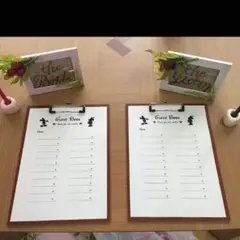 結婚式　ゲストブック　芳名帳