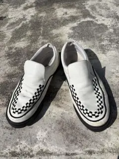 新品US企画27.5cm VANS ローファー レザー海外正規品 - メルカリ