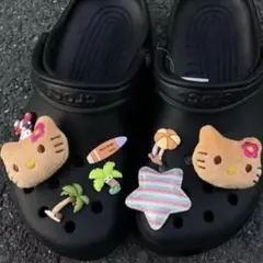 crocs アクセサリー ジビッツ 日焼けキティ キティちゃん 8pのサムネイル