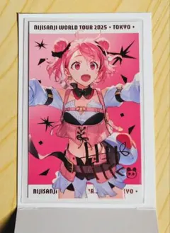 笹木咲 にじさんじ WORLD TOUR 2025 チェキ風カード 東京公演