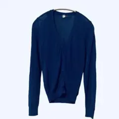 【即購入OK】ユニクロ　薄手ブルーカーディガン