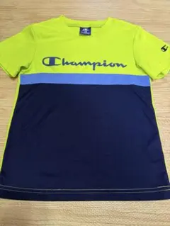 Champion Tシャツ ライムグリーン ネイビーのサムネイル
