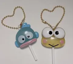 サンリオ　カラフルキャンディチャーム　けろけろけろっぴ　ハンギョドン