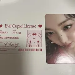 IVE SECRET EVIL CUPID ウォニョン トレカ