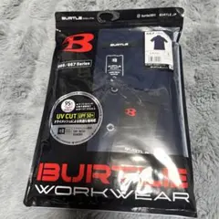 BURTLE 667 半袖ポロシャツ ネイビー Lサイズ