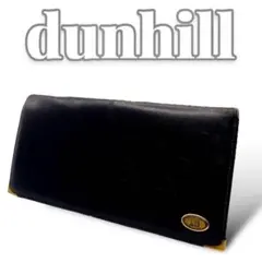 Dunhill レザー メンズ ブラック 長財布 6110