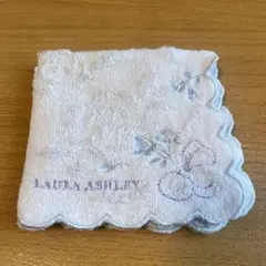 LAURA ASHLEY 花柄刺繍 ハンカチ