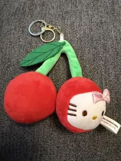 さくらんぼ キティ ぬいぐるみ キーホルダー ストラップ チェリー